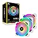 immagine 6Corsair LL Series LL120 RGB - Set di 3 ventole con LED RGB da 120 mm, con Lighting Node PRO, colore bianco