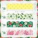 BeYumi Hawaii Tropical Border Trim - 80Pcs Back to School Hawaii Tropical Bulletin Board Borders Palm Leaf Flower Pineapple Decor Classroom Office Chalkboard Poster Summer Holiday Party Decoration