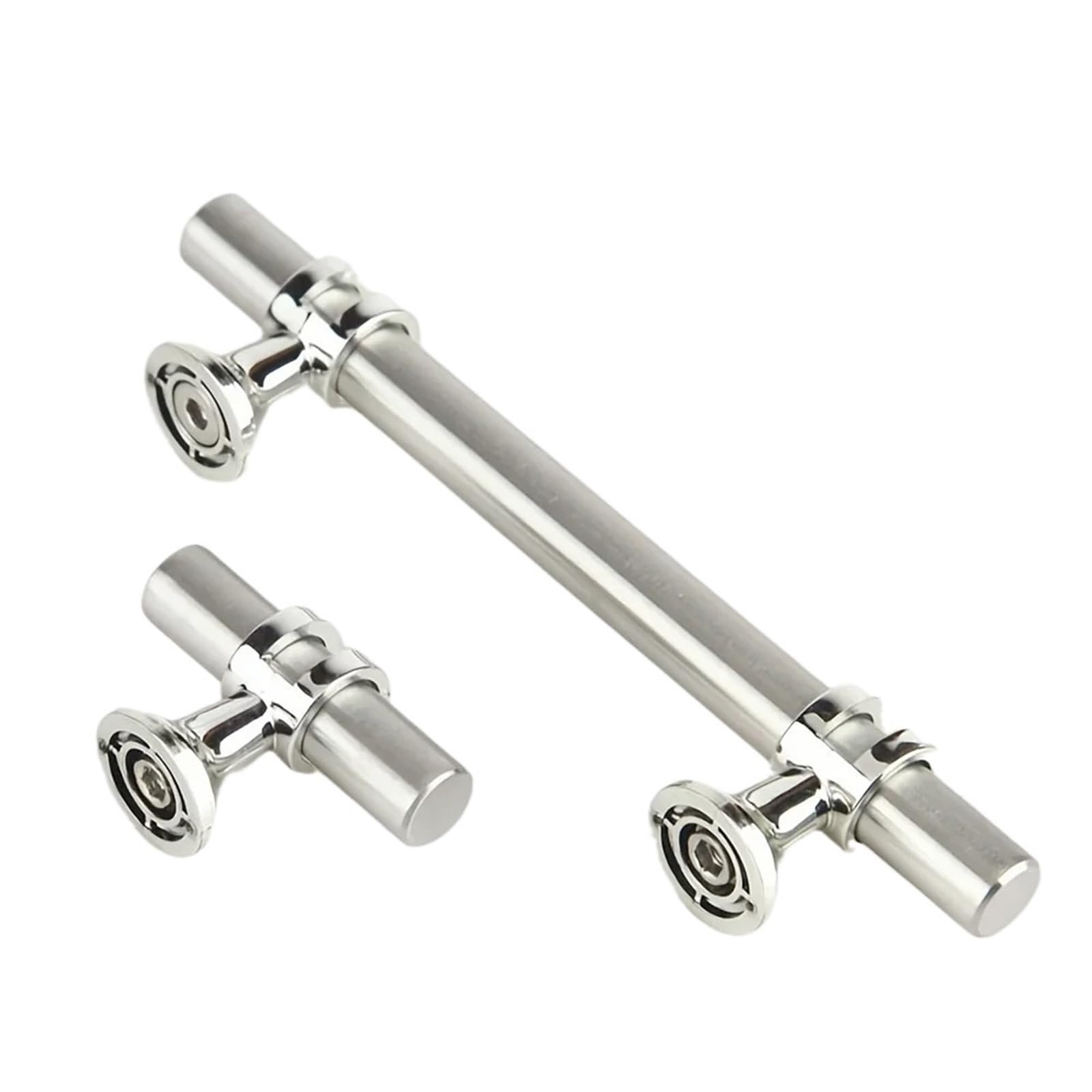 bogniga Handles 15Pc Stainless Steel Kitchen Cabinet Silvery Handles Drawer Dresser Knobs(64mm(2.51in))