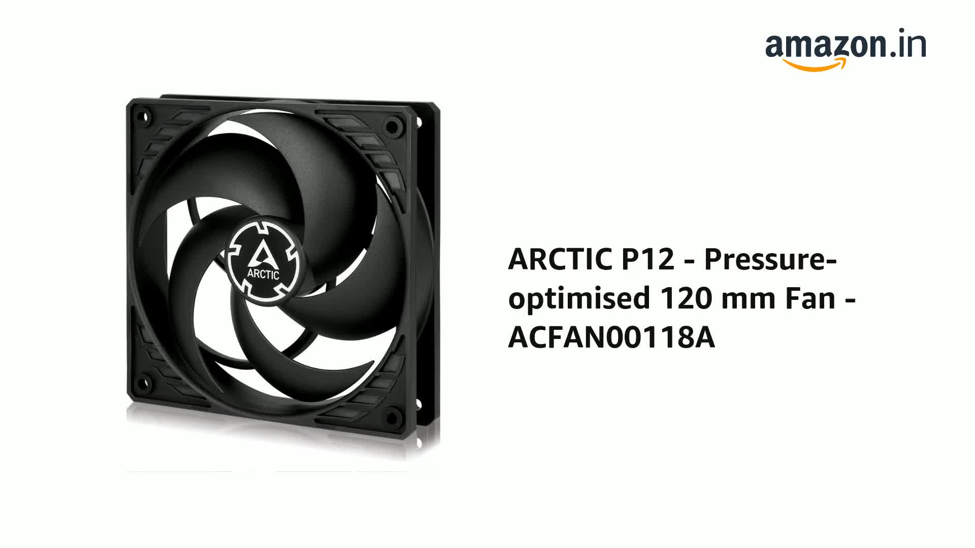 ARCTIC P12 - Pressure-optimised 120 mm Fan - ACFAN00118A : Amazon