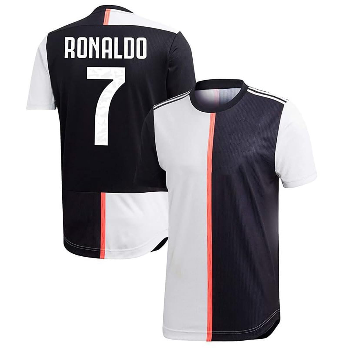 GenericSports Soccer Football Portug Boys Black Jersey Ronaldo 7 Home Kit Jeresy T-Shirt(Kid's,Boy's & Men)