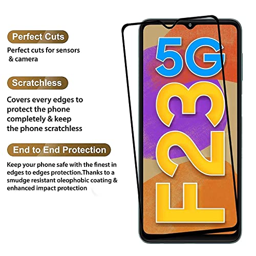 Image of DD SON (Black 11D Tempered Glass for Samsung, Redmi etc (Q-Samsung Galaxy F23 / M33 / M23 5G)