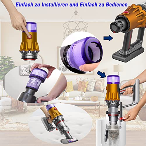 3 Filtri di Ricambio per Dyson V12 Detect Slim