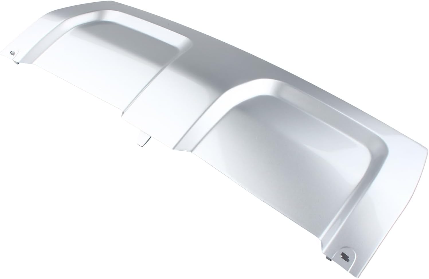 ABS Glossy Silver Rear Bumper Skid Plate Trim Compatible with Land Rover Range Rover Sport 2014-2017 Replace# LR045175