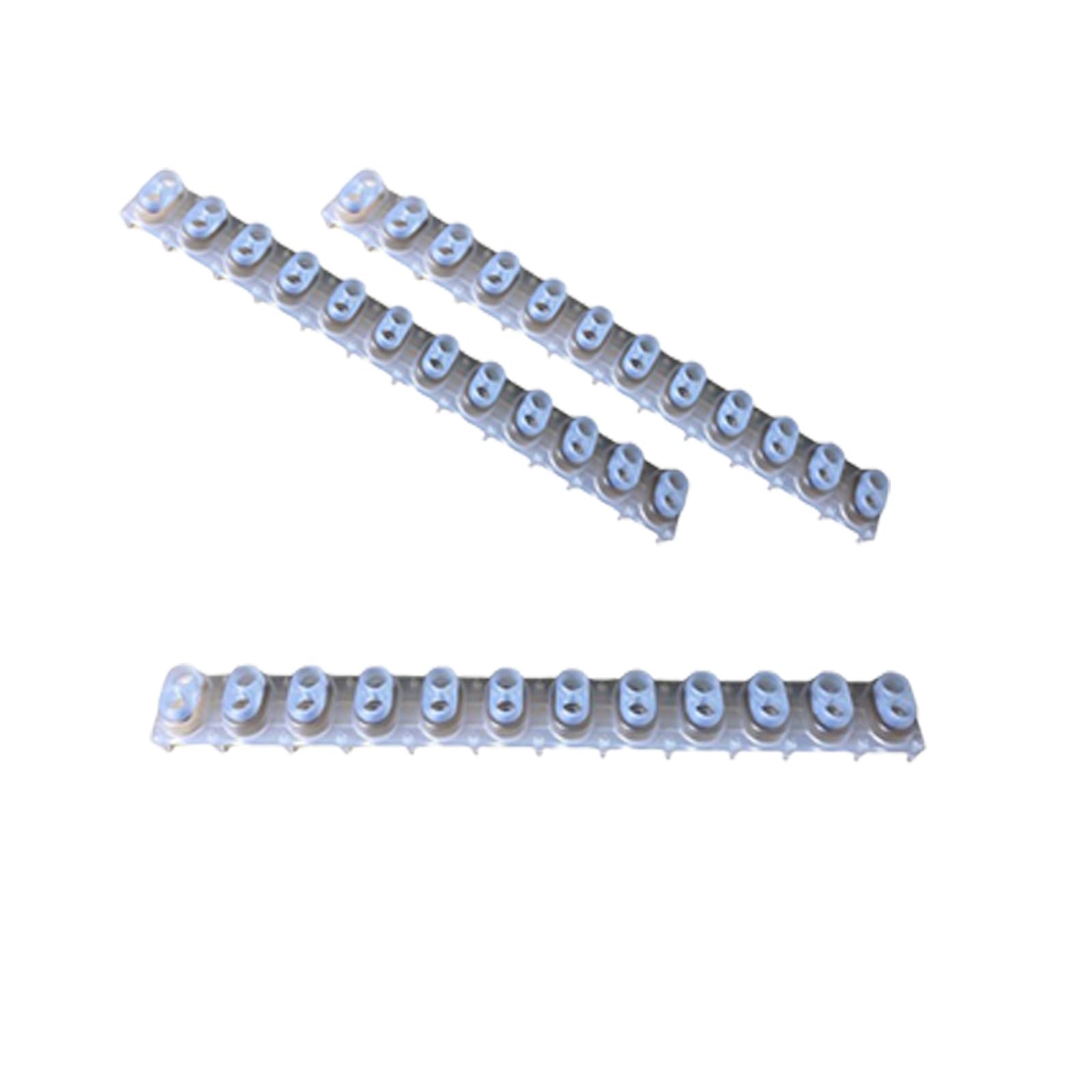 Contatti Strisce in gomma Pulsante in silicone Gomma conduttiva resistente alla temperatura per la manutenzione strumenti elettronici Parte conduttiva in silicone