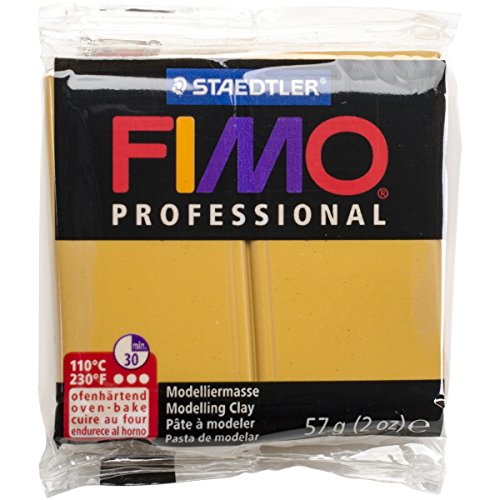 STAEDTLER Fimo Professional Soft Polymer Clay, 2 oz, Ochre