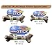 Pet Qwerks Nylon Stick BarkBone - Durable Dog Toys for Aggressive Chewers - Peanut Butter Flavor - 9