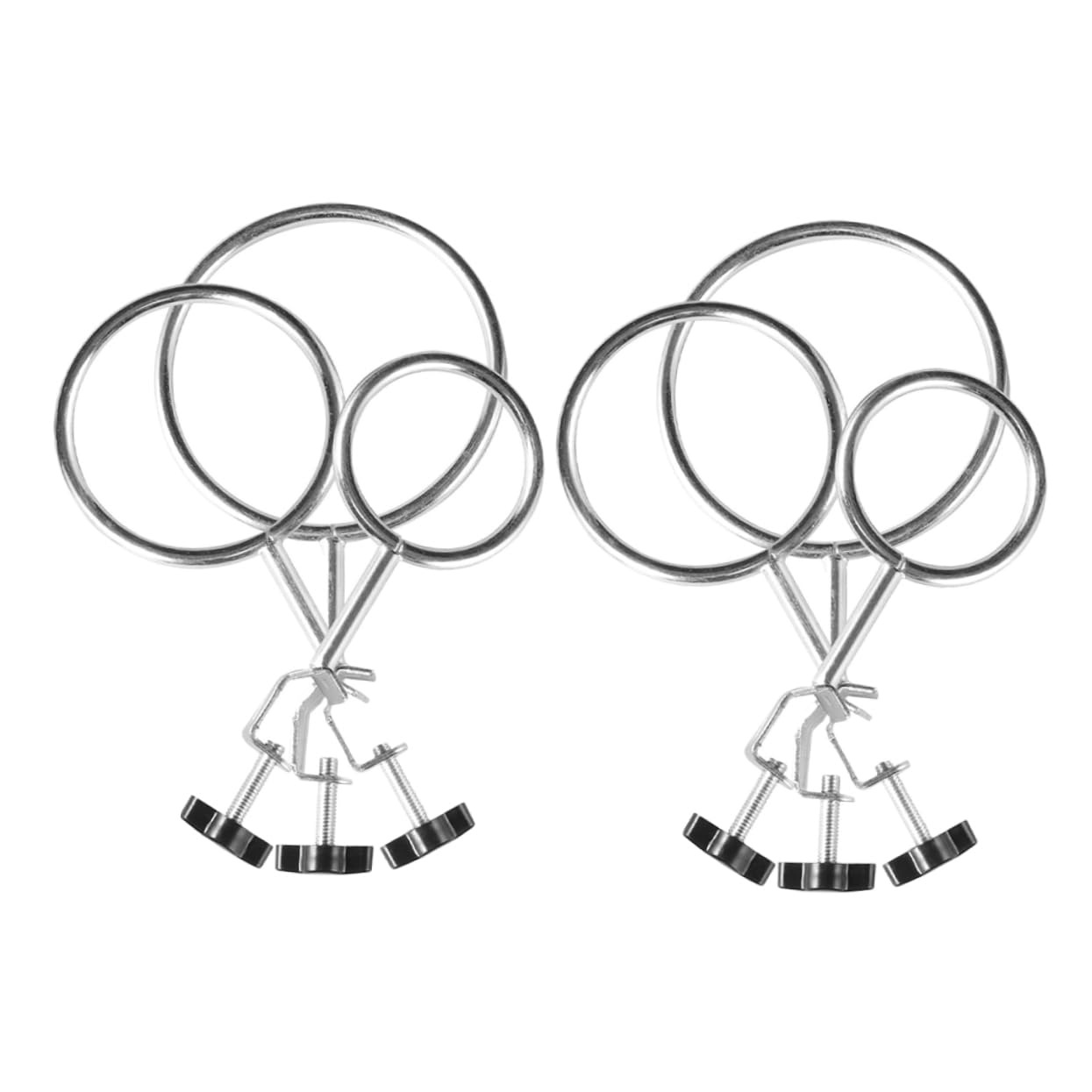 HEMOTON Retort Support Clamp Ring Stand 6pcs Universal Lab Stand Beaker Holder Ring for Chemistry Physics Labs