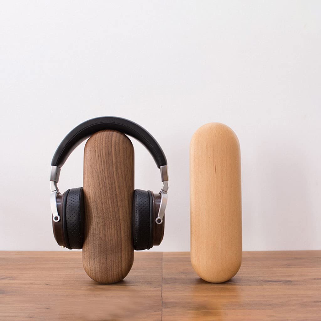 Supporto per Cuffie Supporto per Cuffie Supporto per Cuffie da Tavolo Accessori da Tavolo Supporto per Cuffie Multifunzione Supporto per Display in Legno Headphone Stand(C-Walnut)