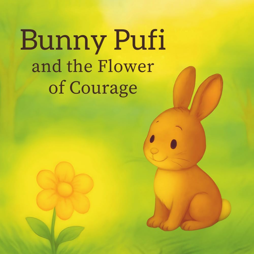 Bunny Pufi and The Flower of Courage: A heartwarming bedtime story that teaches kids bravery, kindness, and believing in themselves