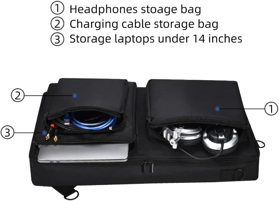 DJ Equipment Bag Water and Shock Proof For SR2 DJ Controller Case