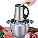 RWQRWQ, Picadora De Carne EléCtrica 3L/4L, Picadora Procesadora De Alimentos, 3 Velocidades, con 2 Cuchillas Afiladas/Batidor De Huevos, Para Carne, Frutas, Verduras Y Alimentos Para BebéS,4L