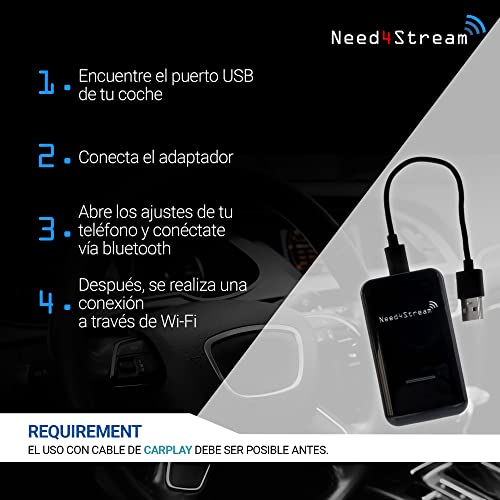 Interfaz de audio Bluetooth Audi MMI 3G con pantalla A2DP para iPhone y Android 4