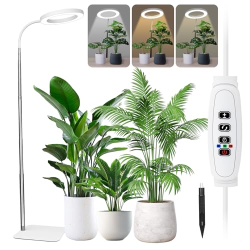 iTayga Pflanzenleuchte LED Vollspektrum, 72 LEDs Pflanzenlicht...