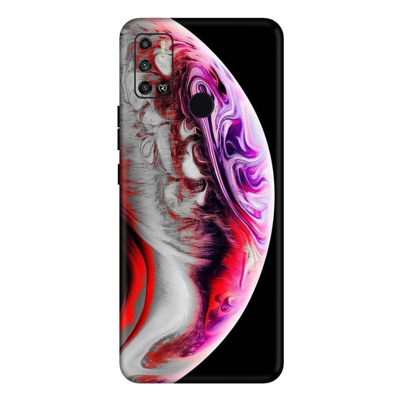 aadia® Printed Designer Skin WRAP Sticker Decal Compatible for Techno Spark 6 AIR (ONLY Back) (Vinyl/Matte Lamination) D.N.-114