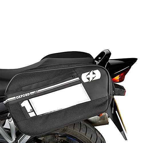 Oxford Alforjas F1 P45 45L para Motocicleta Negro/Gris miniatura 2