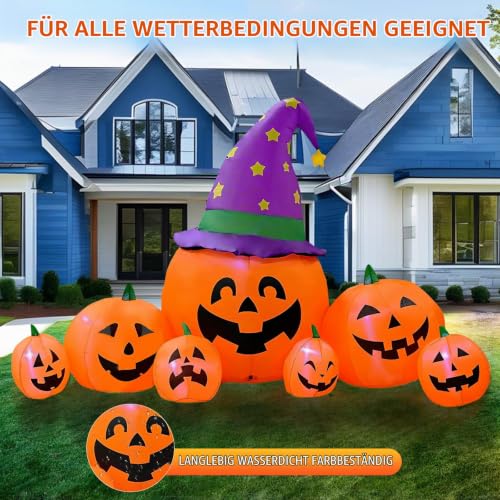 Kalolary Halloween Aufblasbarer Kürbis – Ansicht 4
