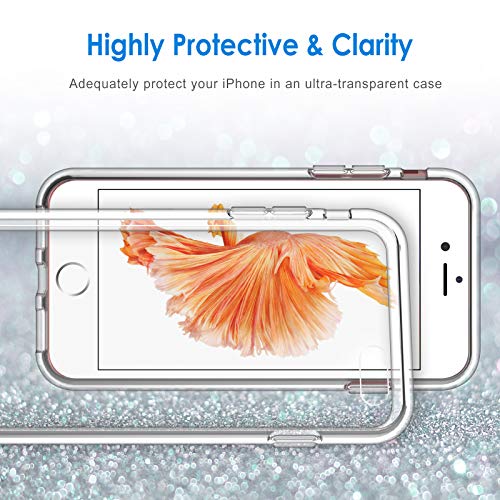 Jetech Case For Iphone 6 Plus And Iphone 6S Plus 5.5-Inch, Non-Yellowing Shockproof Phone Bumper Cover, Anti-Scratch Clear Back (Clear) #TOP5