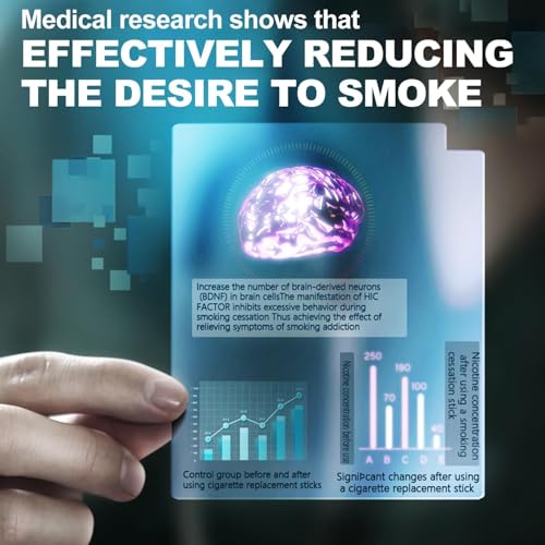 quit bad habit air device - upgraded version smokeless inhaler for smoking cessation  refreshing refresh with natural plant extract  4 flavors  lifts spirits  black