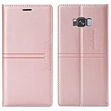 Funda Cartera para Samsung Galaxy S8 -- Funda Billetera Samsung Galaxy S8 protección ofrece ranuras de tarjetero y bolsillo secreto.