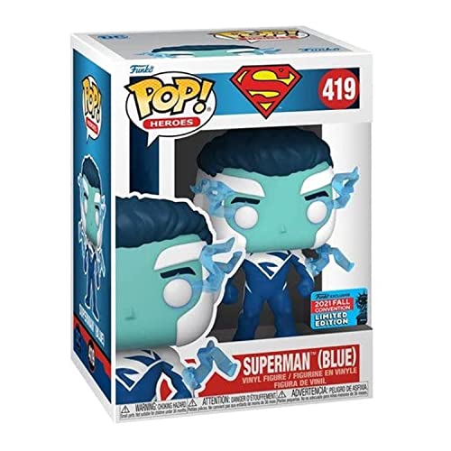 Funko Pop Heroes: DC- Superman (Blue) (NYCC/Fall con)