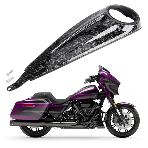 Housse de réservoir lisse profil bas pour Harley Street Glide