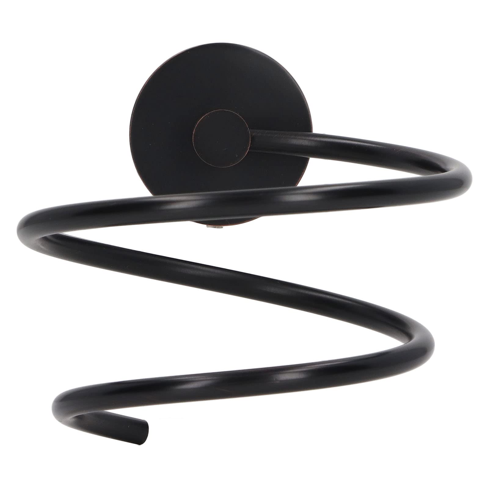 Wakects Porta Asciugacapelli da Parete Supporto per Asciugacapelli da Parete in Acciaio Inox 304 Porta Phon da Muro Salvaspazio con Viti di Fissaggio per Bagno Camera da Letto(Nero)