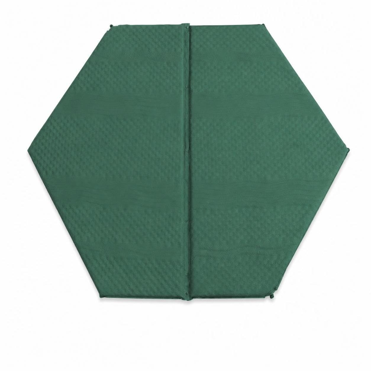 Colchón Autoinflable para Camping, Colchón Inflable para Acampar, para, Verde Oscuro, Colchoneta de Aire Hexagonal pequeña para 3-4 Personas (versión Mejorada para Tienda de campaña)