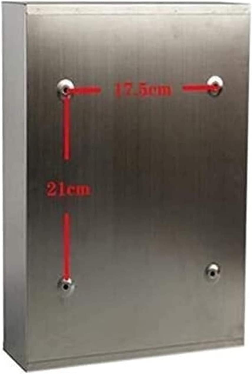 BABYCE Suggestion Box Donation and Ballot Box Wall Mount Mail Box Stainless Steel Mailbox Locking Vertical Mailbox Modern Postbox Silver Mailbox Mail Drop & Collection Boxes