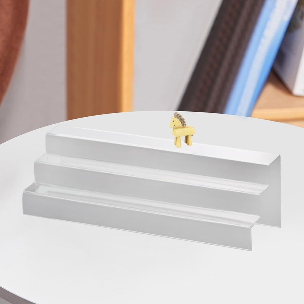 Acrylic Display Stand for Collectibles and Dolls, 3 Tier