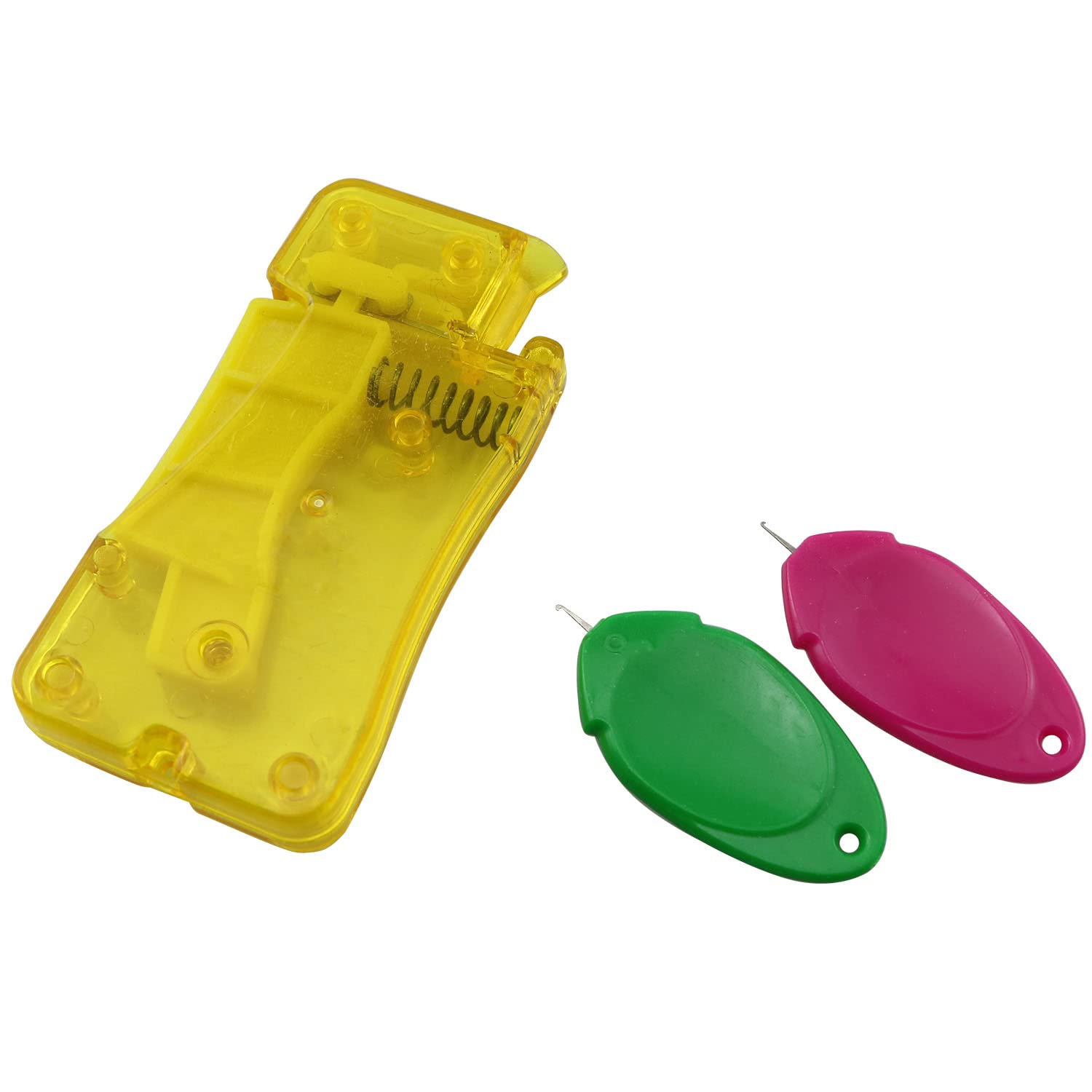 Auto Needle Threader LQ Industrial Automatic Needle Threader with 2 Pcs Plastic Needle Threader Easy Needle Threader Tool Sewing Needle Inserter