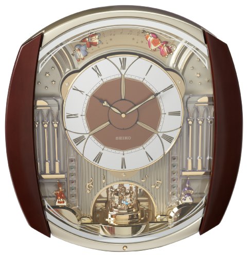 Seiko QXM450BRH Melody in Motion Clock , Brown | Amazon price