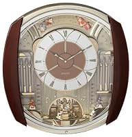 Seiko QXM450BRH Melody in Motion Clock , Brown | Amazon price
