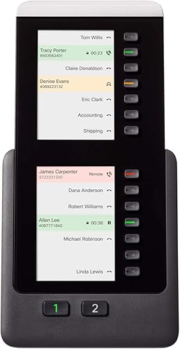 Cisco Módulo de expansión de teclas 88518861 (CP-8800-A-KEM) El módulo de expansión de teclas Cisco 88518861 añade 14 botones programables a tu