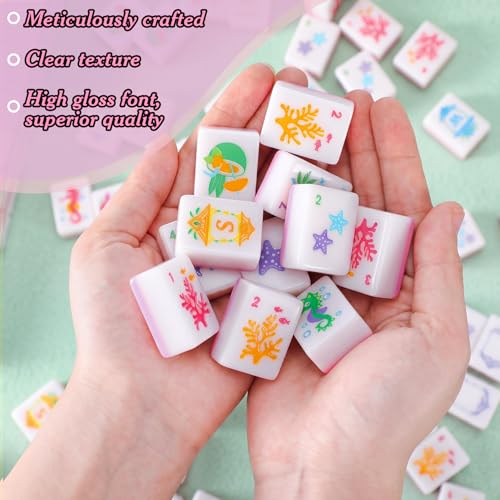 Civaner 160 Palm Beach Juego de Mahjong Mini Viaje miniatura 6