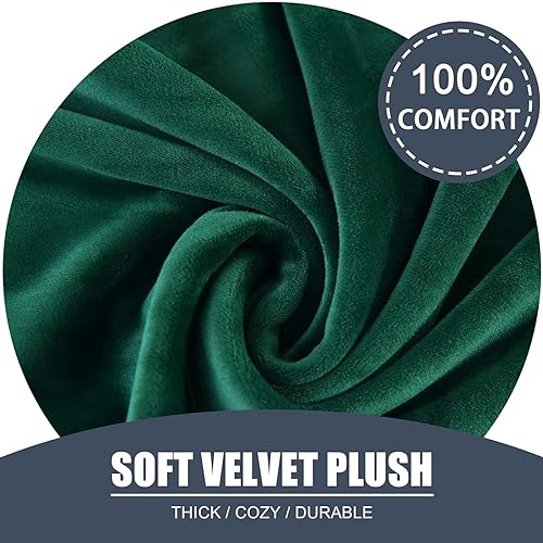 Housses de canapé velours extensible universelles 3 pièces A