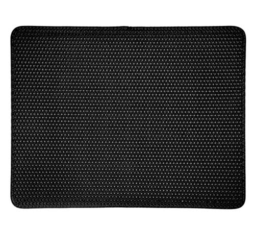 XLDYM Estera de Arena para Gatos, Impermeabley Antideslizante Forros para Las Cajas de Arena Cat Litter Mat Litter Trapping Doble Capa No Tóxico y Eco-Friendly-65x120cm
