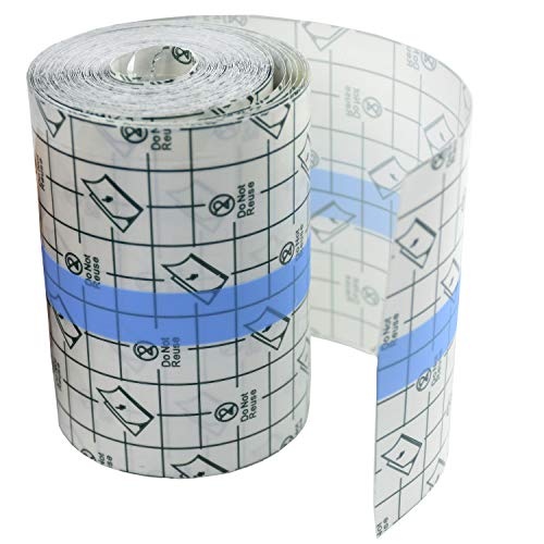 Aokbean 11 Yards Tattoo Rolle Folie Wasserdichte Verbandfolie Schutz Tattoo Roll Tattoo Supply Zubehör für Tattoos Pflege (10cm) Cover