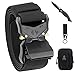 Jkevow Herren Taktischer Gürtel,Arbeitsgürtel Hochleistungsgürtel 3,8cm Breite,Militärstil Schnellverschluss Metallschnalle,Geschenk mit taktischer Molle Beutel und Haken…