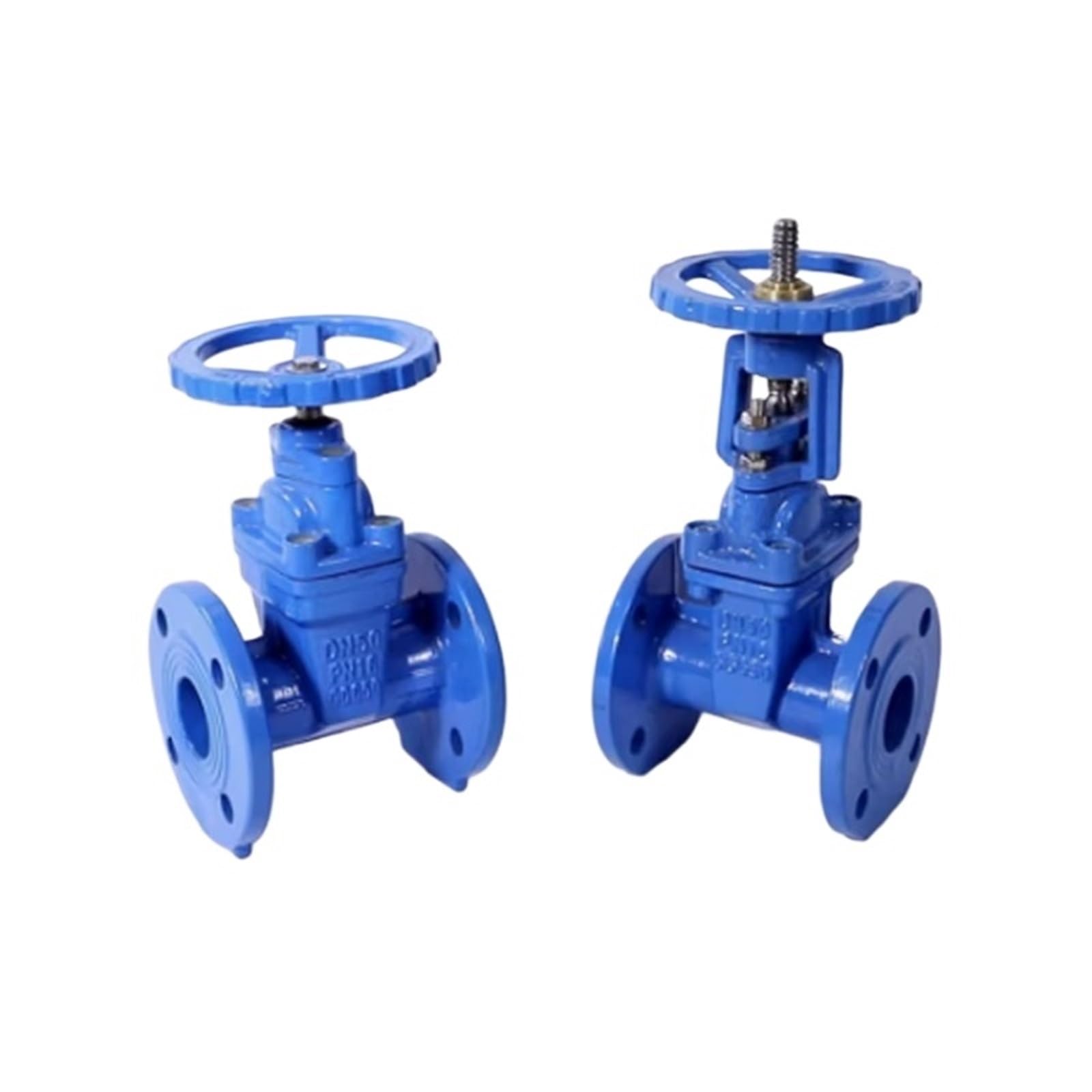 Qvctadpc Casting 3 Inch Dn80 Manual Rising Stem Resilient Seat Gate Valve Water Media Di Body With 2Cr13 Handwheel