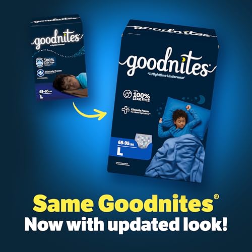 GoodNites Boys Nighttime Underwear, Size Large, 11 Ct - image 2