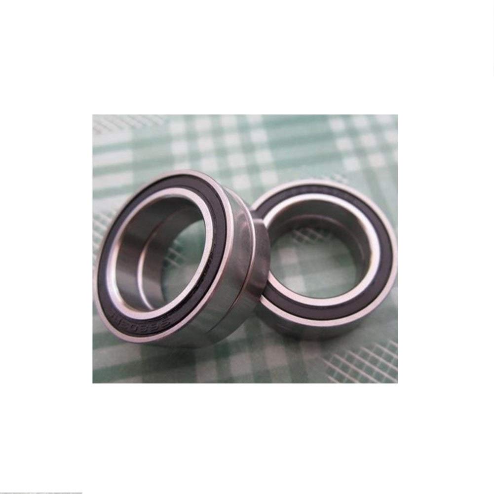 ZBJGBUIA 6801-2RS Stainless Bearing 12x21x5mm ABEC-3 6801 RS Bicycle Hub Front Rear Hubs Wheel 12 21 5 Ceramic Balls Bearings