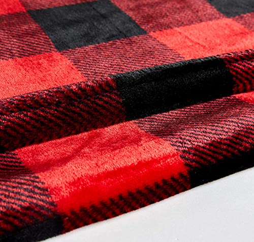 Image of VAS COLLECTION Premium Plush Single Blanket | 300 GSM Lightweight Cozy Soft for Bed, Sofa, Couch, Travel & Camping| 150x220 cm or 60X86 inches | Reds