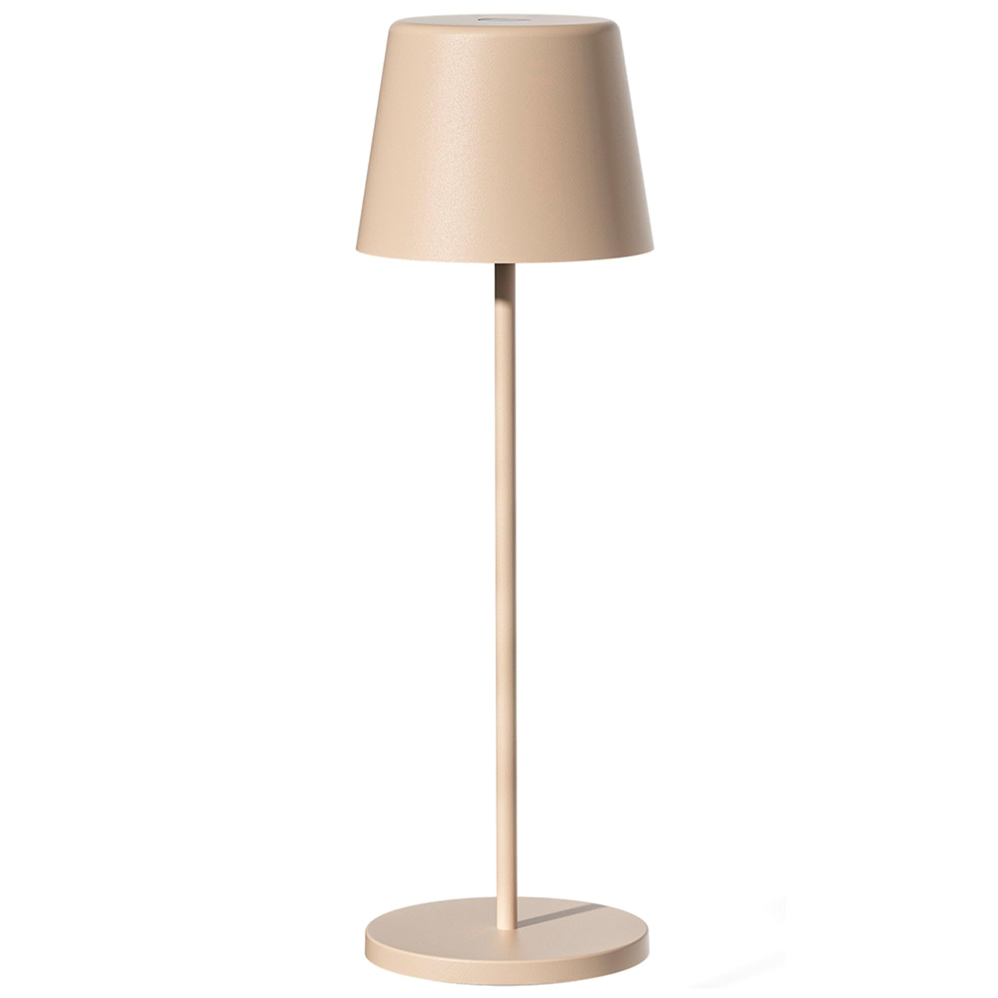 Touch Table lamp Wireless Aluminium Beige LED Sand White dimmable H38cm