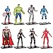 BESTZY Avengers Kuchen Figuren, Avengers Mini Figuren Set, Avengers Tortentopper Figuren Avengers Puppendekorationsmodell Action Figures Gift Children's Toys für Party Kuchen Dekoration Supplies
