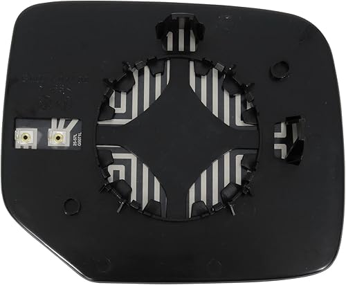 Miniatura 2 de Montaje de cristal del espejo lateral del conductor con placa de respaldo de plástico calentada compatible con Honda Pilot 2009-2015