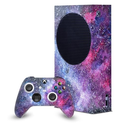 Skin Xbox Series S Autocollant Console Manette Head Case Designs Galaxie Mix Art
