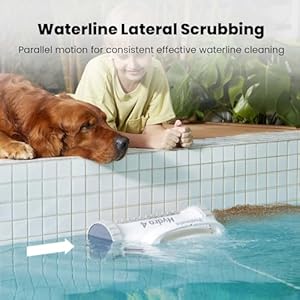 Hydro 4 corded robotic pool cleaner for inground pools smart wifi and bluetooth app control automatic schedule 95 coverage waterline wall climbing ideal for pools up to 50 ft in length  urban country home decor