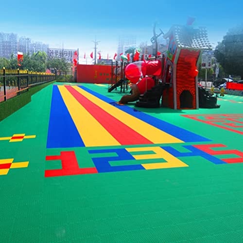 Floor Tiles 25CM Modulaire In Elkaar Grijpende Sportvloertegels, Kindergarten Speeltuin Basketbalveld Sportvloer, Met… - Image 5