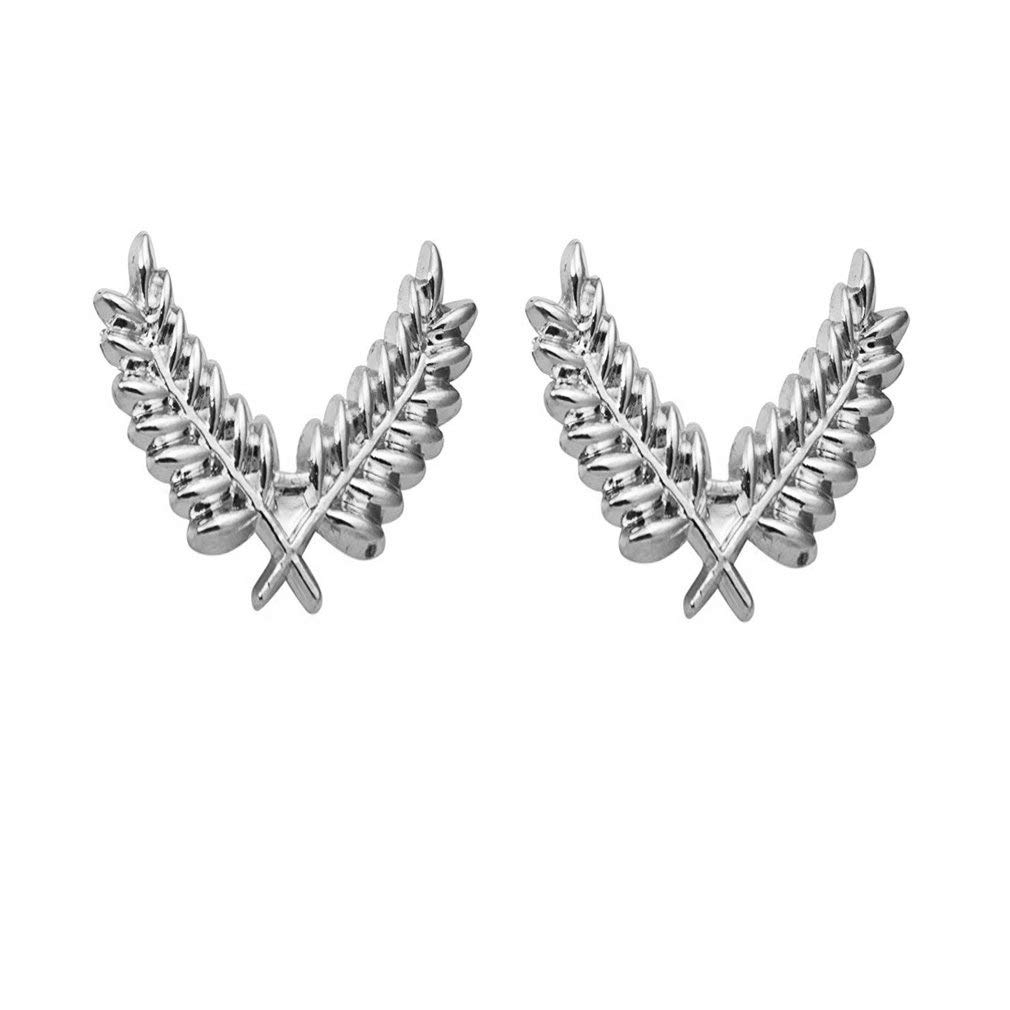 FURE Antic Rhodium Metal Cross Leaves Collar Pins for Men (B07Q6Q577P) Amazon Price History, Amazon Price Tracker